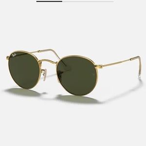 RAYBAN | RB3447 Round gold frame